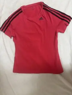 adidas オレンジTシャツ Lサイズ