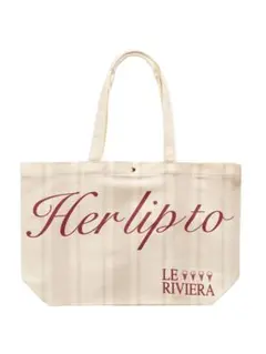 新品 Herlipto Ice Cream Large Tote beige - メルカリ