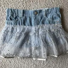 星柄チュチュのハーフパンツ