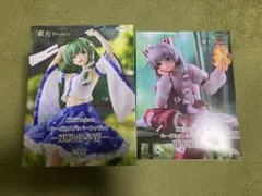 ぬーどるストッパーフィギュア　東方Project　東風谷早苗　藤原妹紅