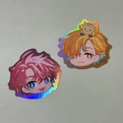 にじさんじ　GRAY×ACCENT　赤城ウェン　宇佐美リト　ステッカー