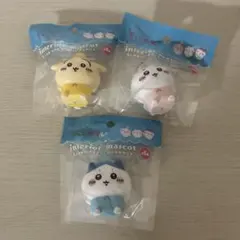 ちいかわソフビインテリアマスコット 3色セット
