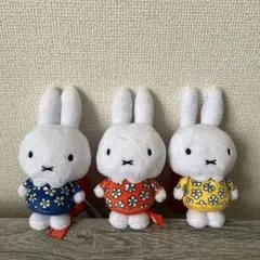 ミッフィー ぬいぐるみマスコット おたんじょうび 3体セット　UFOキャッチャー