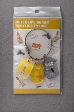 【本日発売】名探偵コナン　モチーフアイコン　3連アクリルキーホルダー　安室透