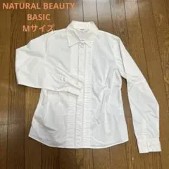 NATURAL BEAUTY BASIC M サイズ コットンシャツ