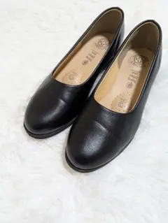 【3E】Pansy Office パンプス 黒 23.5cmコンフォートシューズのサムネイル