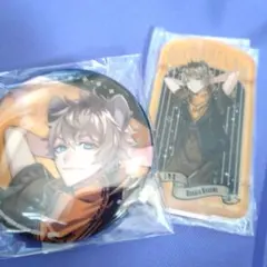 ラギー アクリルスタンド　缶バッジ　一番くじ　ツイステ