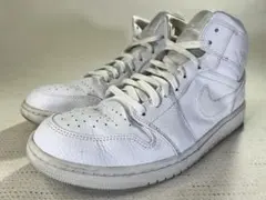 US13_31cm NIKE AIR JORDAN 1 MID トリプルホワイト