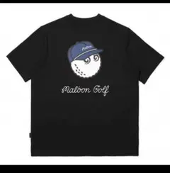 マルボンゴルフ シャツ Malbon Golf Tシャツ メンズ半袖 黒色L - メルカリ