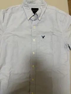 AMERICAN EAGLE アメリカンイーグル　シャツ ライトブルー　Sのサムネイル