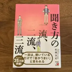 聞き方の一流、二流、三流