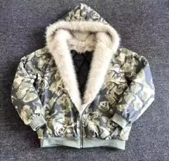 2way ミリタリーファージャケット 短丈 ライナー ボンバージャケット y2k 2way ミリタリーファージャケット 短丈 ライナー ボンバー