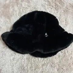 KANGOL ファーハット 黒