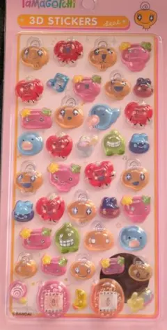 たまごっち 3Dステッカー バンダイ