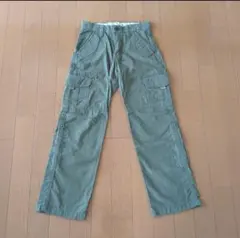 ユニクロ キッズ ロングパンツ 130 綿100% ロールアップ