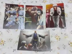 銀魂　イラストカード　4枚セット 坂田銀時　閣下　神楽