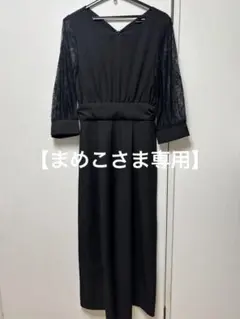 【まめこさま専用】RANDA パンツドレス オールインワン ブラックのサムネイル