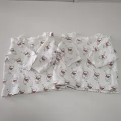 再値下げ中☆ユニクロ　キルティングパジャマトップス（80センチ×2枚）