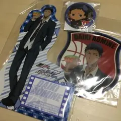 黒子のバスケ 青峰大輝 ステッカー スタンドポップ 缶バッジセット