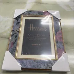 Harrods 花柄フォトフレーム 7×5インチ