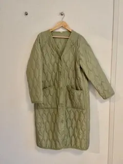 Mila Owenオリーブグリーン キルティングロングジャケット