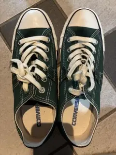 CONVERSE ダークグリーン ローカットスニーカー