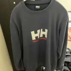 n*r様 HELLY HANSEN トレーナー L ネイビー 古着