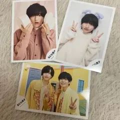 なにわ男子　道枝駿佑　オフショ　公式写真　グリーティングフォト/アクスタ 22春