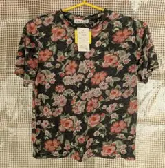 真里子の詩 花柄 半袖Tシャツ M-L 新品のサムネイル