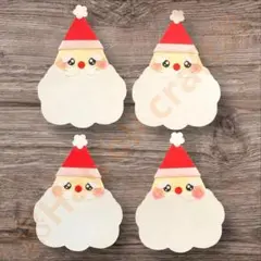 サンタ　メッセージカード　クリスマス　折り紙ハンドメイド　幼稚園　保育園　介護