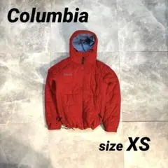 【人気色❗️】極暖Columbia コロンビア ダウンジャケット レッド 赤 XS