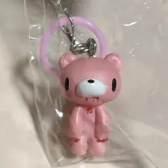 いたずらぐまのグルーミー マスコットチャーム めじるしアクセサリー ピンク 立ち