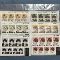 ギヴン展 証明写真館 立夏　真冬　秋彦　春樹　玄純　柊　6種　未開封
