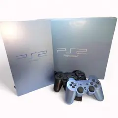 【限定色】PS2 アクアブルー 箱付き SCPH-39000 動作確認済