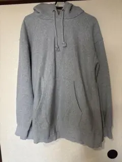 GU 裏起毛　グレーパーカー　XL