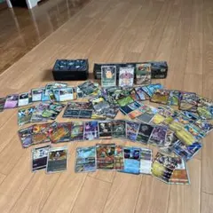 ポケカ 引退品 まとめ売り＋サプライ(デッキケース・プレイマットケース未開封)