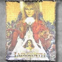 BOGE ムービー ラグ マット 古着 ラビリンス 魔王の迷宮 映画 人物