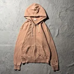 【Y8486】.champion パーカー　フーディー　サイズL ピンク