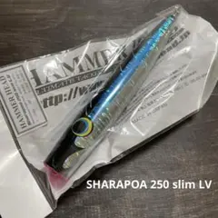 シャラポア250スリム VT バーチカル 背黒ブルー ハンマーヘッド G959