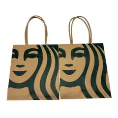 スターバックス 紙袋　ショップバッグ　小型2個・中型1個セット