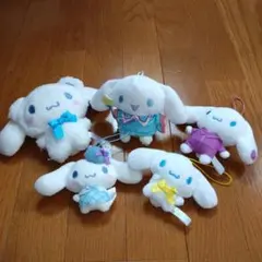 ★シナモロール★マスコットぬいぐるみ★５点セット★