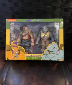 NECA TMNT タートルズ フィギュア ビーバップ ロックステディ　アメコミ NECA TMNT タートルズ フィギュア ビーバップ ロックステディ アメコミ