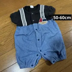 ベビー カバーオール 半袖 50 60cm コトリ バースデイ