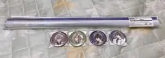 モーリーオンラインスクラッチ くじ カラマリ タペストリー 缶バッジ 5点セット