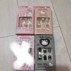 新品未使用未開封　ネイルチップ　3点セット　サンリオ　キティ　マイメロ
