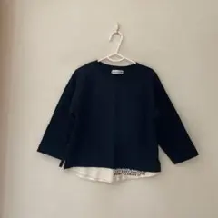 ブランシェス１００センチ重ね着風長袖Tシャツ