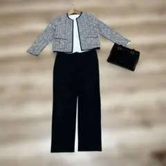 anysis ツイードジャケット　ブラウス　パンツ　バッグ　４点セット