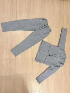 160サイズ チェック柄 スーツ　卒業式　入学式