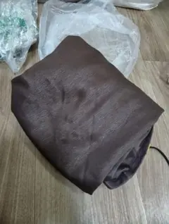 ニトリ　木目調デザイン ブラウン カーテンのサムネイル