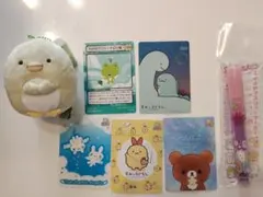 すみっコぐらし ぺんぎん？ ぬいぐるみ カード　ぷかぷかマスコットマーカーセットのサムネイル